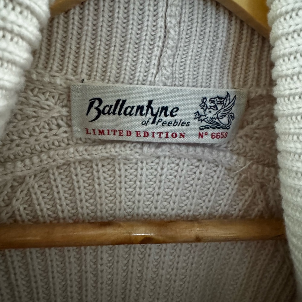 Ballantyne Limited Edition Women's Sweater in Cream